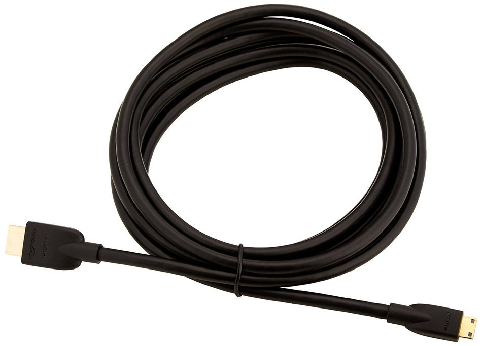 AmazonBasics High-Speed Mini-HDMI to HDMI Cable - 6 Feet (Latest Standard) N14