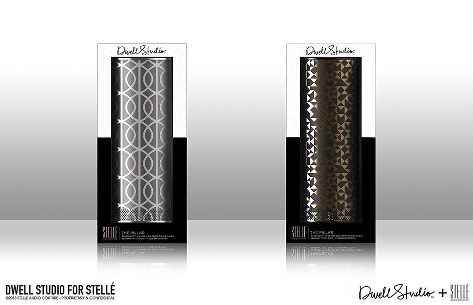 Stelle Audio STPLRMB Bluetooth Audio Pillar (Matte Black) N14