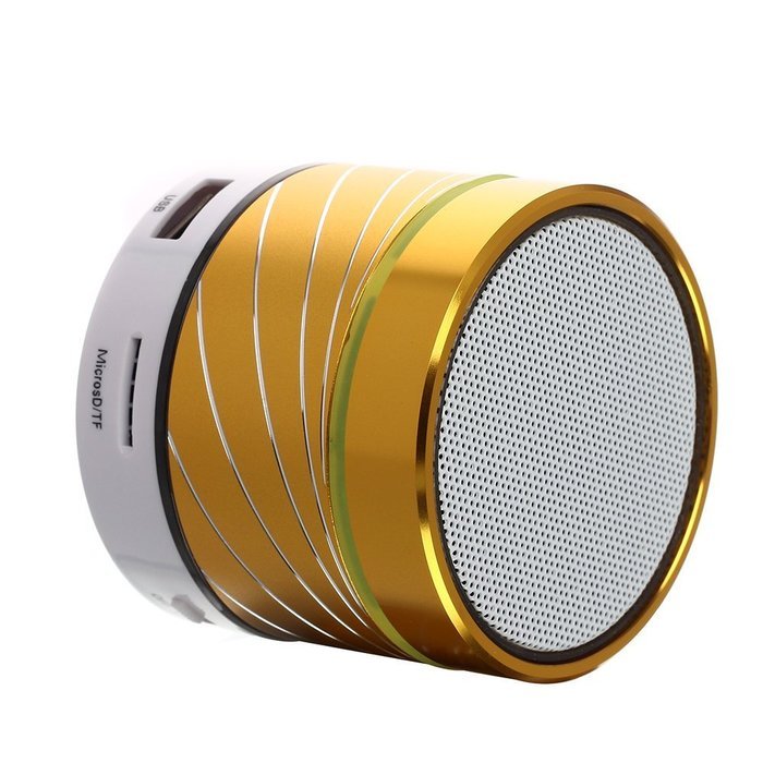 Lightweight Wireless Stereo Audio Bluetooth Speakers with Colorful Led Light Powered by Rechargeable Battery Build... N2