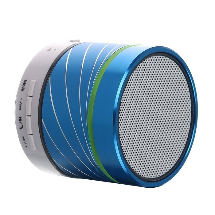 Lightweight Wireless Stereo Audio Bluetooth Speakers with Colorful Led Light Powered by Rechargeable Battery Build... N12