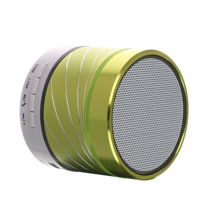 Lightweight Wireless Stereo Audio Bluetooth Speakers with Colorful Led Light Powered by Rechargeable Battery Build... N16
