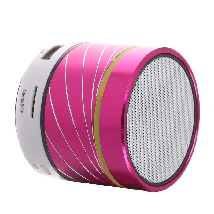 Lightweight Wireless Stereo Audio Bluetooth Speakers with Colorful Led Light Powered by Rechargeable Battery Build... N25