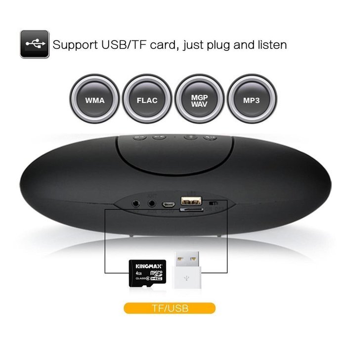 WESDAR Bluetooth Speakers with Lights For iPhone Android Bluetooth 4.0 - 5V 500mah RED - Weight in 7oz , R-052-2 N15