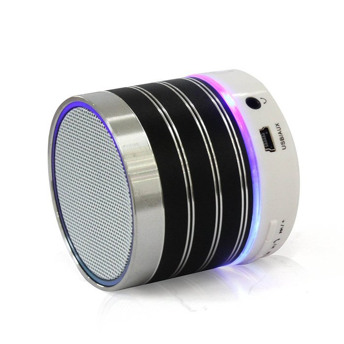 WESDAR Bluetooth Speakers with Lights For iPhone Android Bluetooth 4.0 - 5V 500mah RED - Weight in 7oz , R-052-2 N25