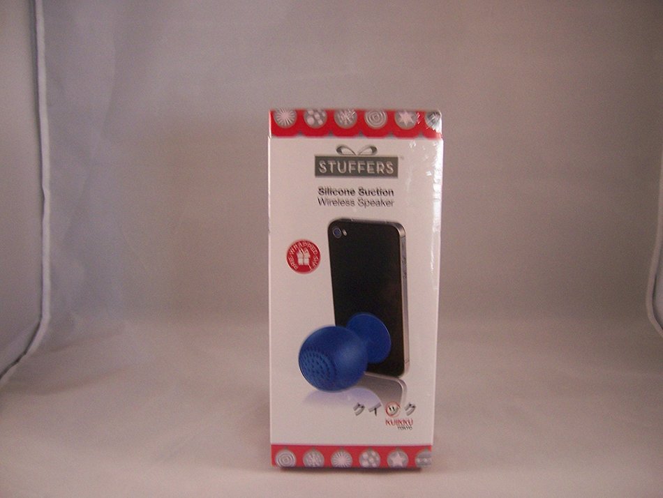Stuffers Silicone Suction Wireless Speaker (Purple)