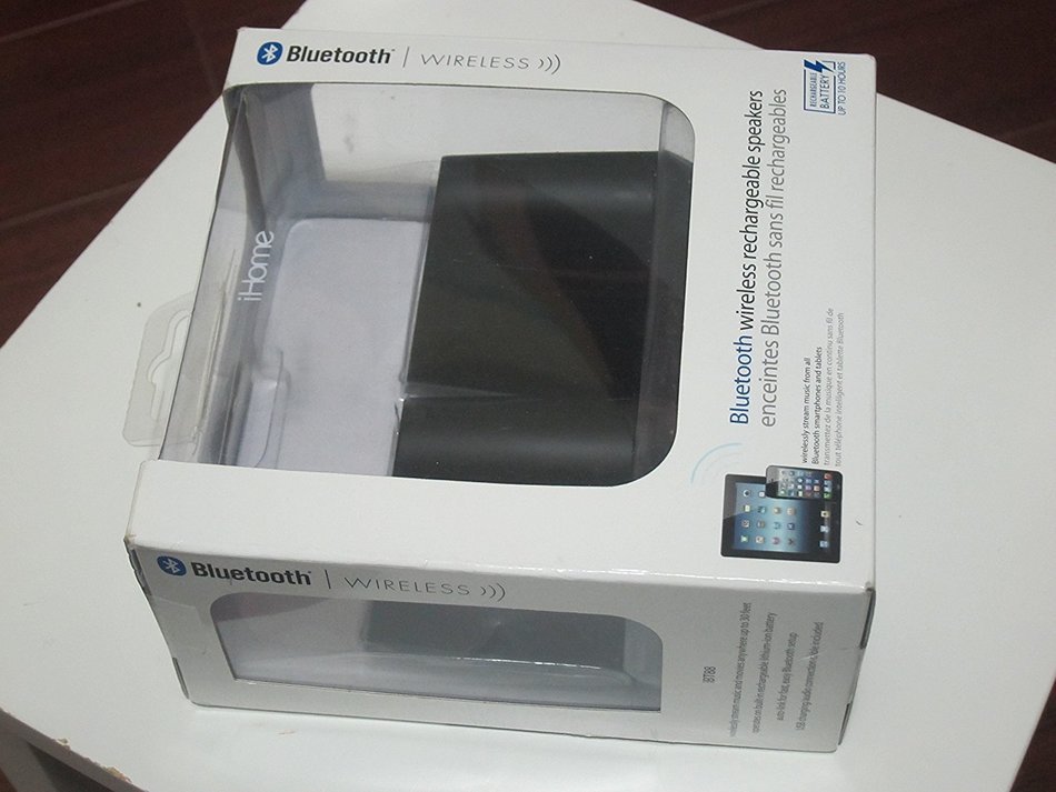 iHome iBT88 Bluetooth Wireless Rechargeable Mini Speakers N2