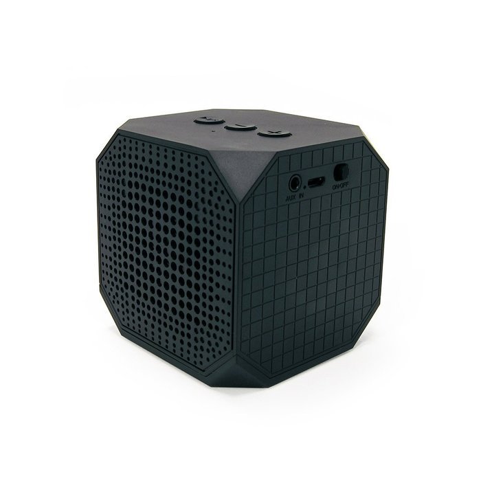 MQbix MQBK3010BLK MUSICUBE Wireless Portable Bluetooth Speaker with Built-In Mic for Bluetooth Enabled Devices... N2