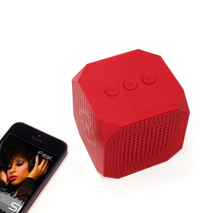 MQbix MQBK3010BLK MUSICUBE Wireless Portable Bluetooth Speaker with Built-In Mic for Bluetooth Enabled Devices... N10
