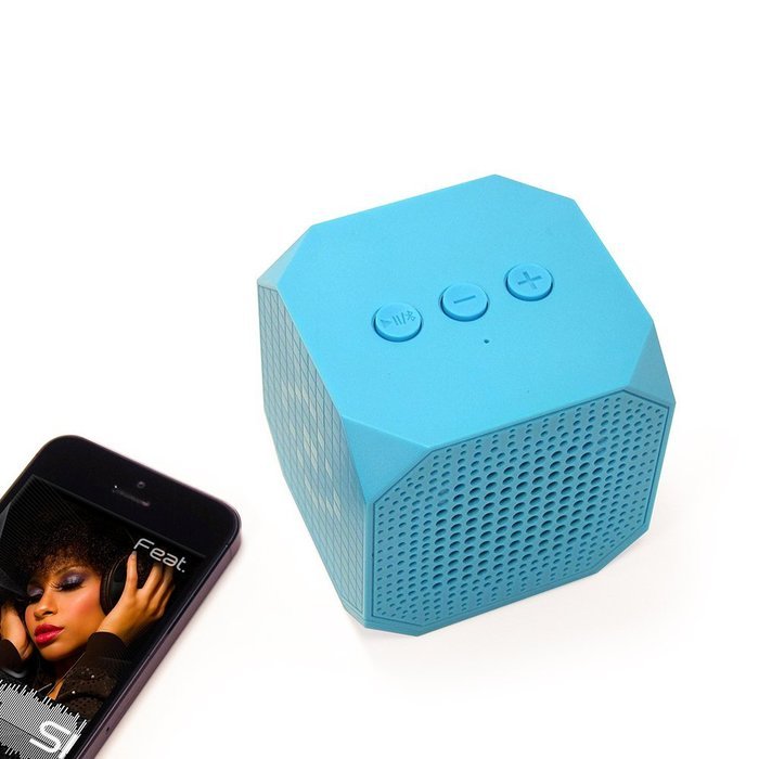 MQbix MQBK3010BLK MUSICUBE Wireless Portable Bluetooth Speaker with Built-In Mic for Bluetooth Enabled Devices... N14