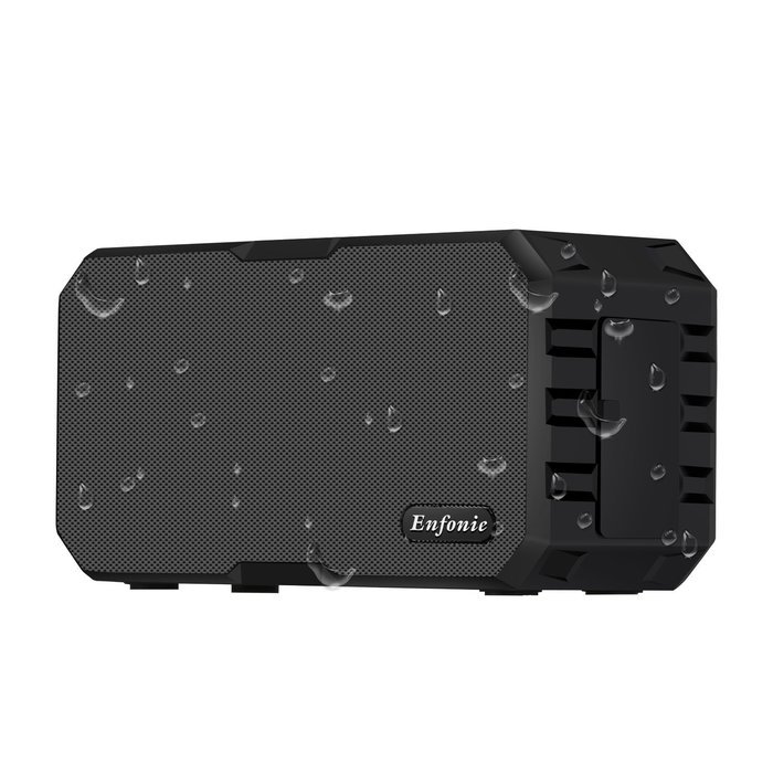 Enfonie F5 Wireless Bluetooth speaker Compact Portable Water Resistant Speaker for iPhone iPad Tablets