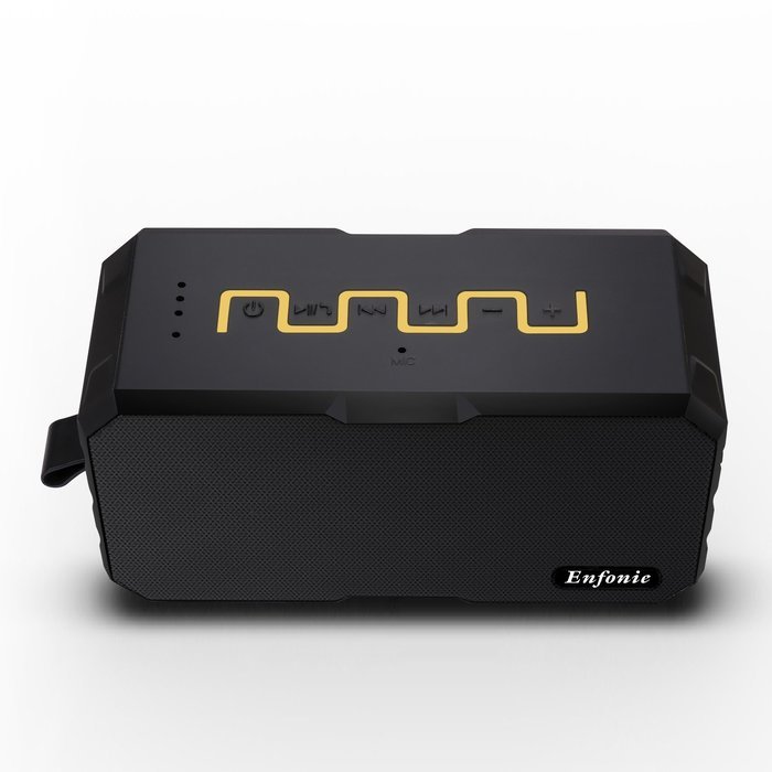 Enfonie F5 Wireless Bluetooth speaker Compact Portable Water Resistant Speaker for iPhone iPad Tablets N2