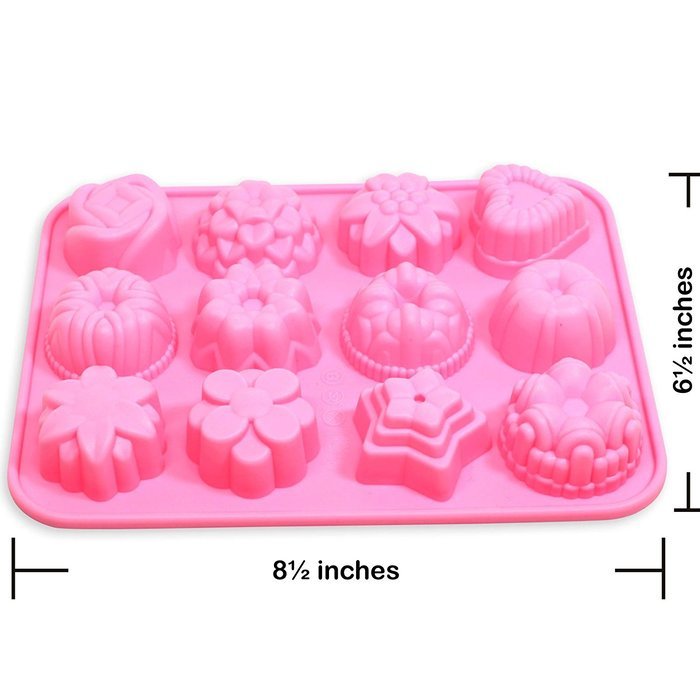Silicone Bakeware Set - Silicone Molds For Fondant, Silicone Kitchen Spatula, Silicone Heat Mat & Silicone Coated... N3