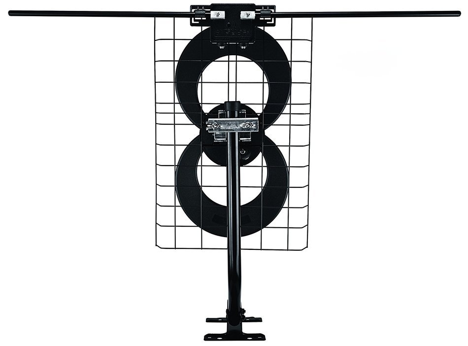 ClearStream 2V Indoor/Outdoor HDTV Antenna with Mount and 30ft Cable - 60 Mile Range N3