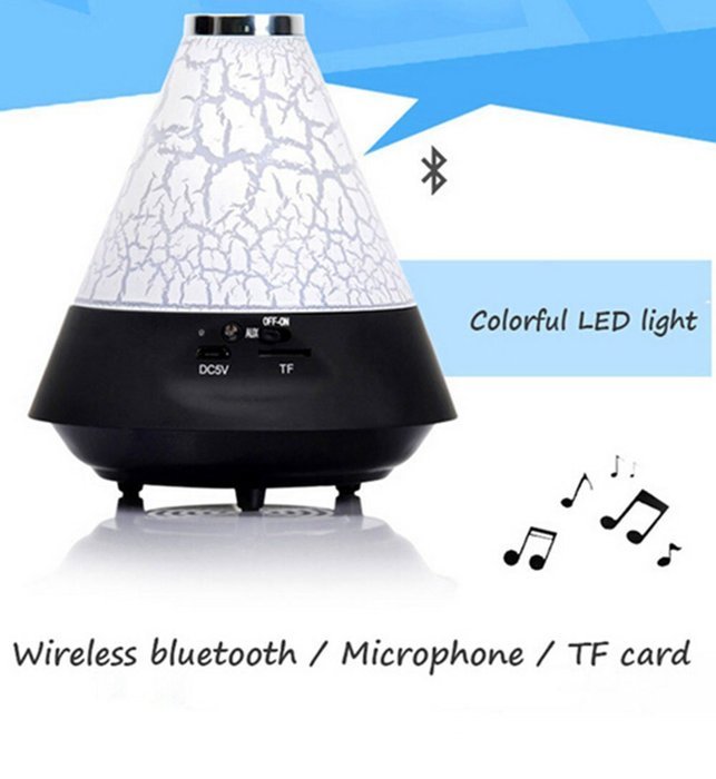 T12 Stereo Bluetooth Smart LED Light Speaker Wireless Audio Speaker With TF Card Music Player Hand-free Call Speaker... N4