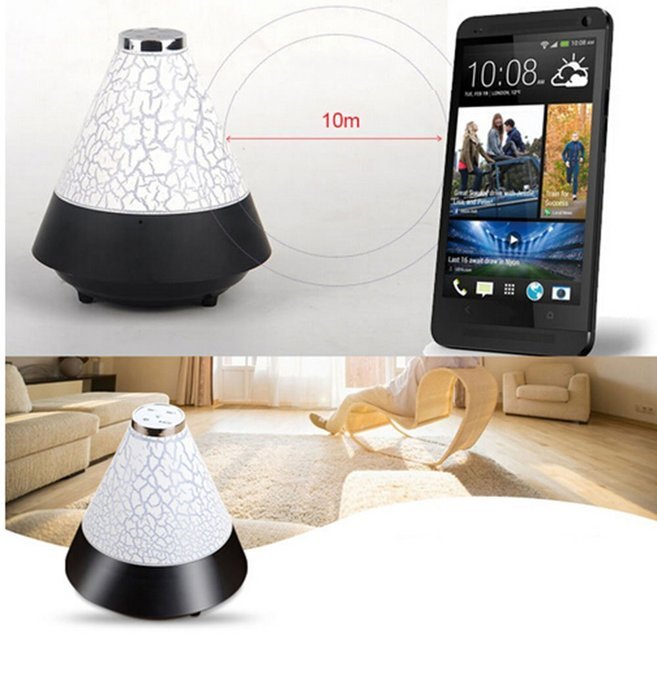 T12 Stereo Bluetooth Smart LED Light Speaker Wireless Audio Speaker With TF Card Music Player Hand-free Call Speaker... N9