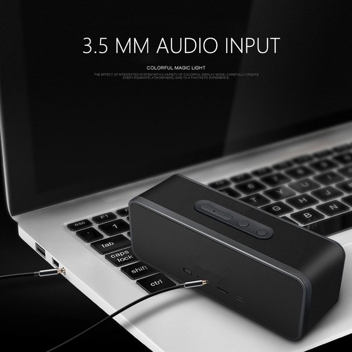 Protech Bluetooth Speaker Stereo Portable Dual Driver Speakerphone with EDR, 32-Foot(10M) Bluetooth Range & Built-in... N8