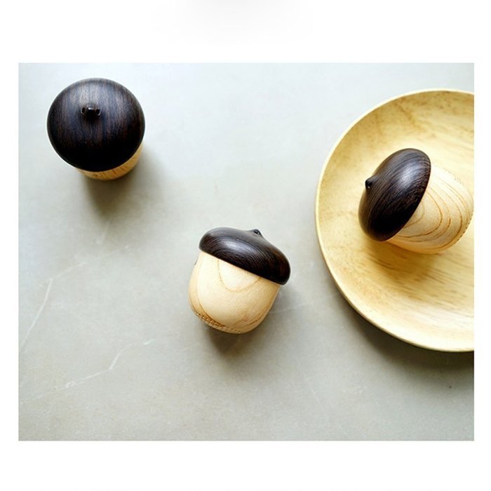 Mini Wooden Nut Bluetooth Speaker by BOOMER VIVI Small Body-Loud Sound Ultra-Portable Speaker Playtime 6 hours... N4
