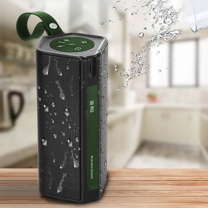 Protech Bluetooth Speaker Stereo Portable Dual Driver Speakerphone with EDR, 32-Foot(10M) Bluetooth Range & Built-in... N14