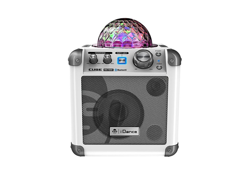 iDance BC100WHT Sing Cube Wireless Speaker (White)