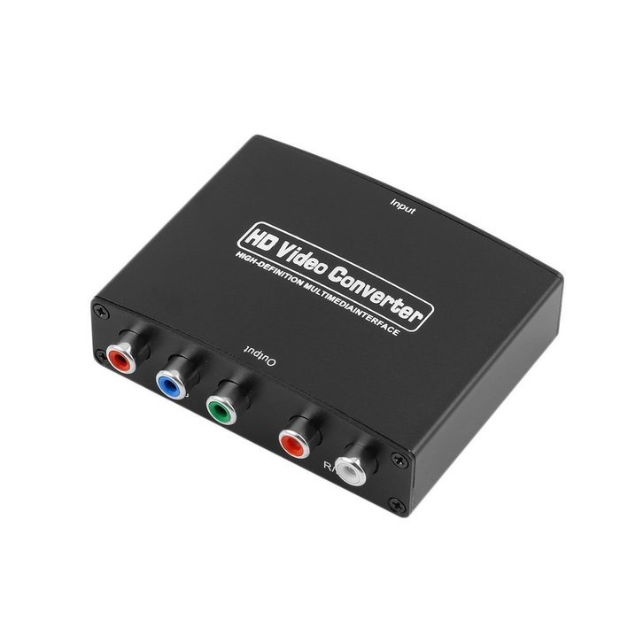 LESHP HDMI to RGB Component (YPbPr) Video +R/L Audio Adapter Converter HD TV N2