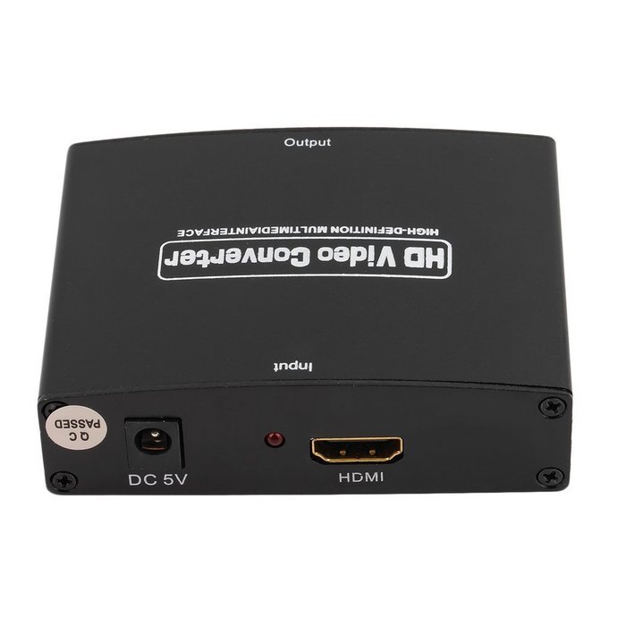 LESHP HDMI to RGB Component (YPbPr) Video +R/L Audio Adapter Converter HD TV N5