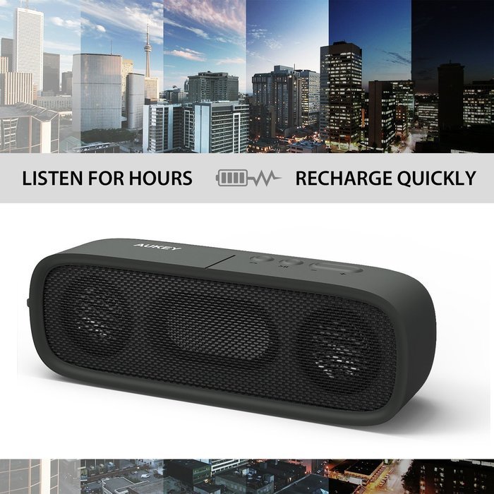 AUKEY Bluetooth Speaker, Portable Wireless Speaker with Stereo Dual-Driver and 12 Hours Playtime for iPhone, iPad... N6
