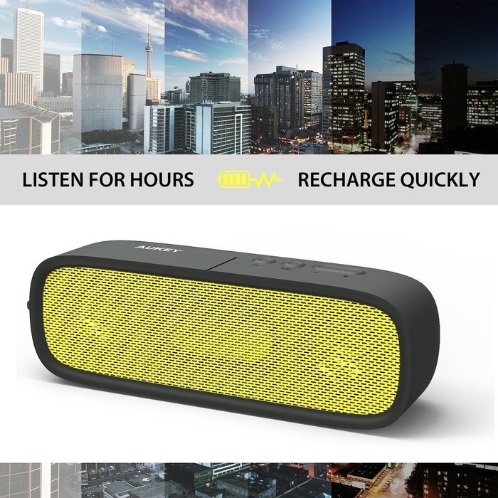 AUKEY Bluetooth Speaker, Portable Wireless Speaker with Stereo Dual-Driver and 12 Hours Playtime for iPhone, iPad... N9