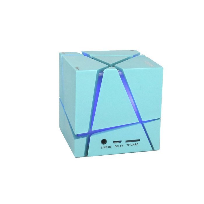 Apltch&reg; Qone Mini Portable LED Light Magic Cube Bluetooth Speakers CiDoss Bluetooth Hands free Wireless Speaker... N15