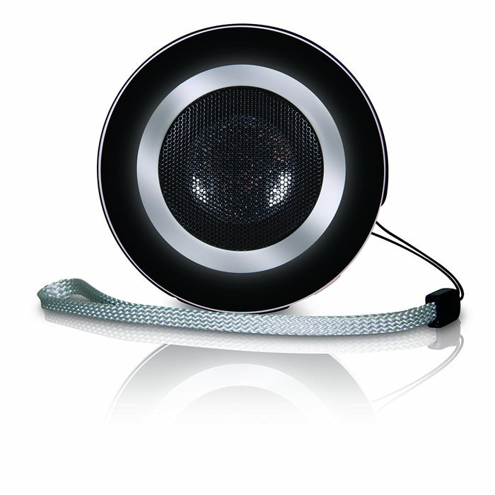 i.Sound ISOUND-1607 Round Mini Speaker (Black)
