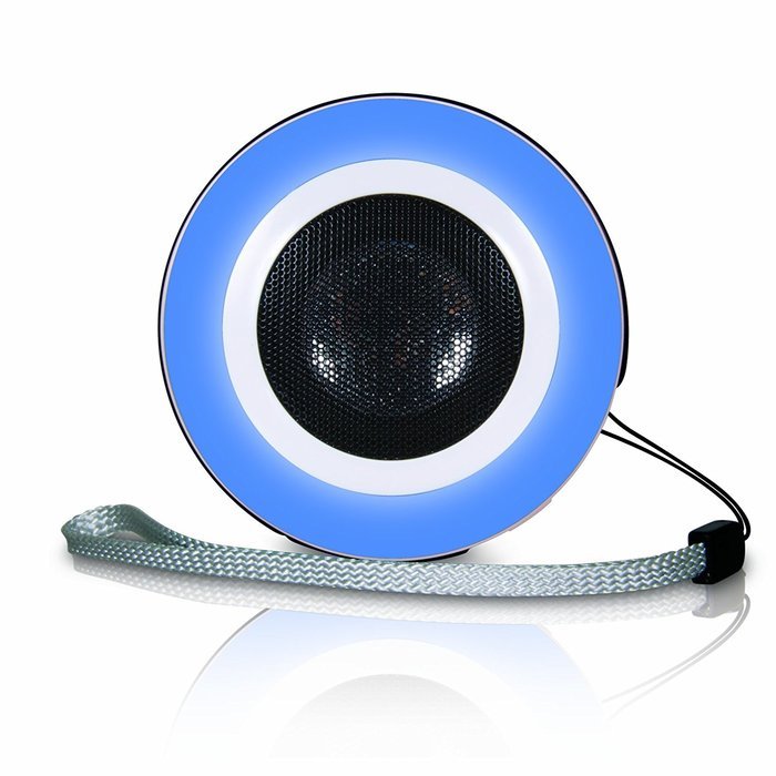 i.Sound ISOUND-1607 Round Mini Speaker (Black) N4