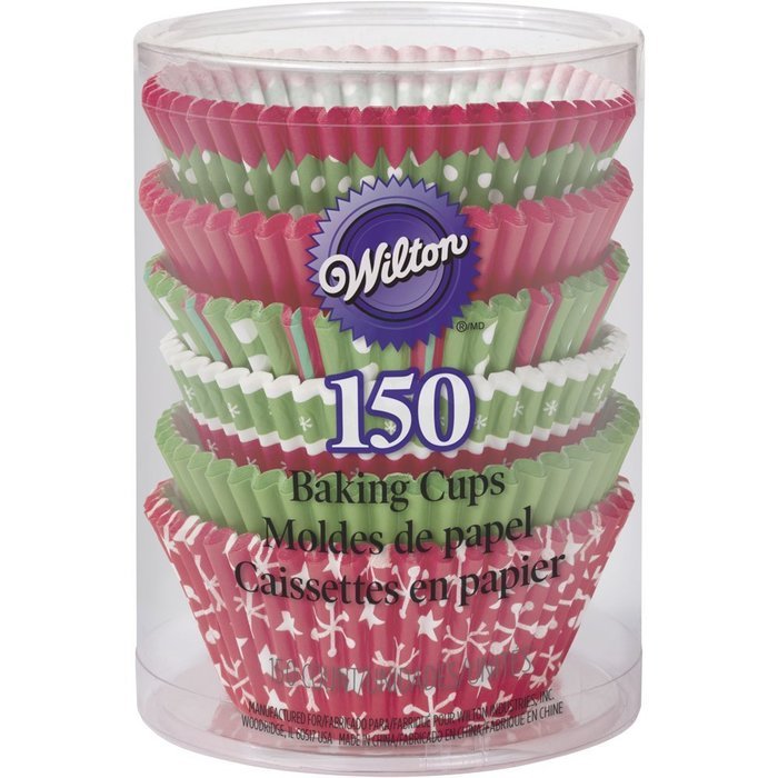 Wilton Christmas Cupcake Liners, 150-Count N2