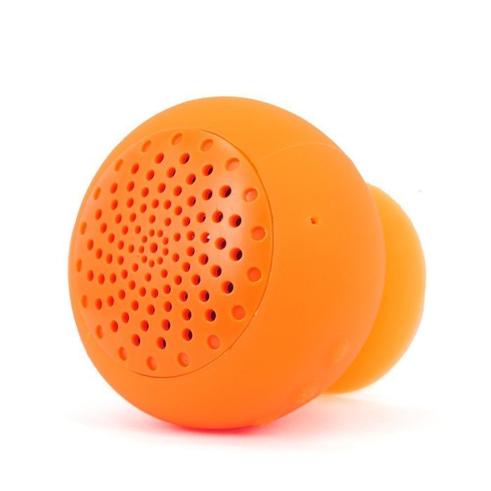 amtonseeshop Waterproof Mini Mushroom Wireless Bluetooth Speaker (Black) N6