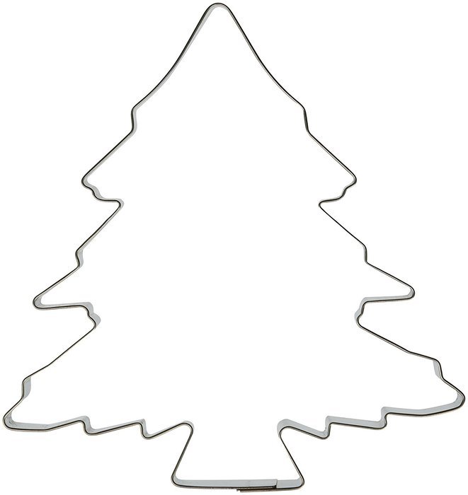R & M International 5880 8-Inch Christmas Tree Cookie Cutter, X-Large N2