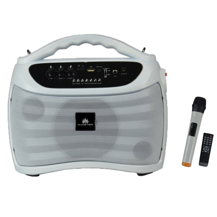 Audster AUD-M500WH Portable Rechargeable 700W Speaker (White)