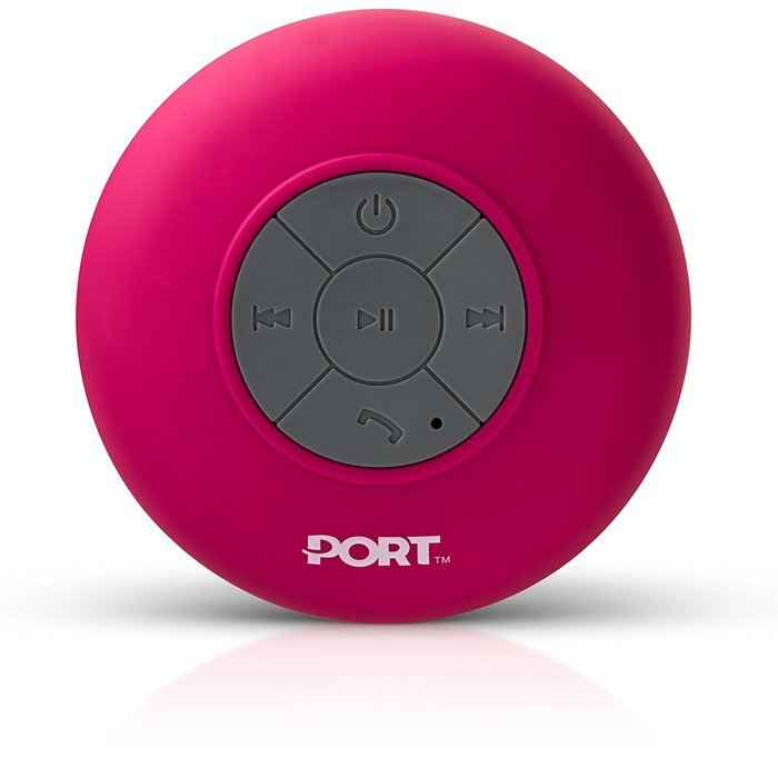 PORT Water Proof Bluetooth 3.0 Speaker, Water Resistant Mini Wireless Shower Speaker, Handsfree Portable Speakerphone...