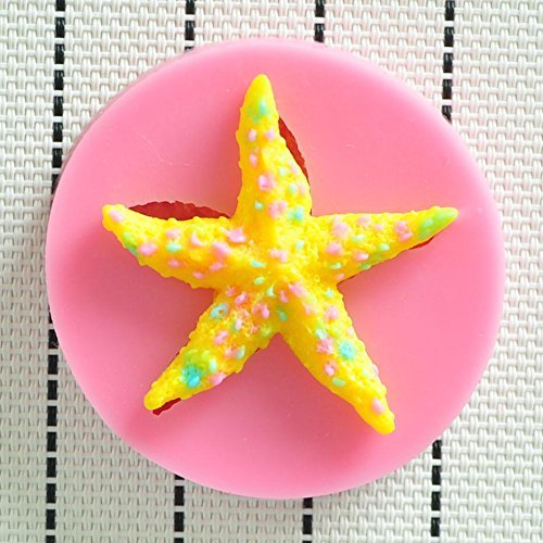 Martha Art Craft - Sugarcraft Decorating Kit High Quality Lovely Starfish Shower Party Fondant Molds Silicone...