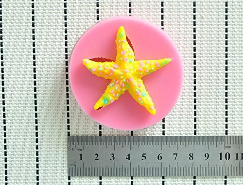 Martha Art Craft - Sugarcraft Decorating Kit High Quality Lovely Starfish Shower Party Fondant Molds Silicone... N2
