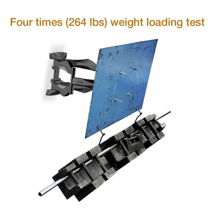 Articulating Arm 32-50 inch TV LCD Monitor Wall Mount, Full Motion Tilt Swivel for 32" 36" 37" 40" 42" 46" 50"... N3
