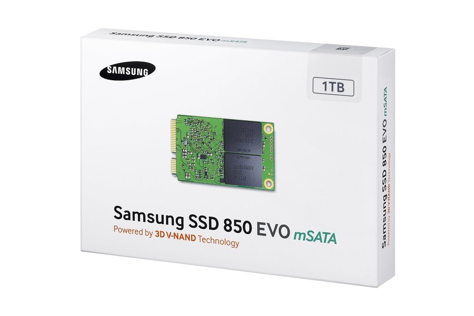 Samsung 850 EVO - 1TB - mSATA Internal SSD (MZ-M5E1T0BW) N3