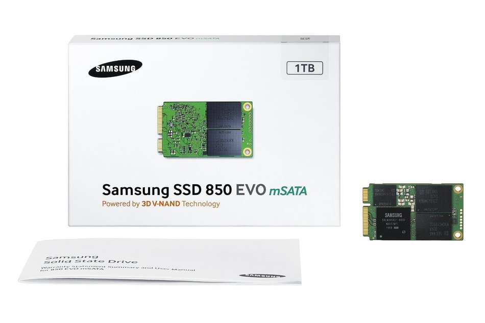 Samsung 850 EVO - 1TB - mSATA Internal SSD (MZ-M5E1T0BW) N4