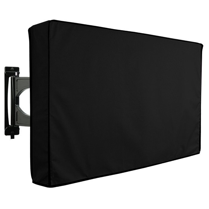 Outdoor TV Cover, Black Weatherproof Universal Protector for 40'' - 42'' LCD, LED, Plasma Television Sets - Compatible...