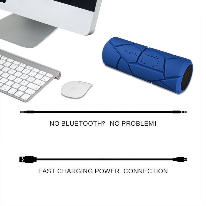 Bluetooth Speaker, FiBiSonic HG00595 Portable Outdoor Shockproof Waterproof Wireless Stereo Speaker with Build-in... N15