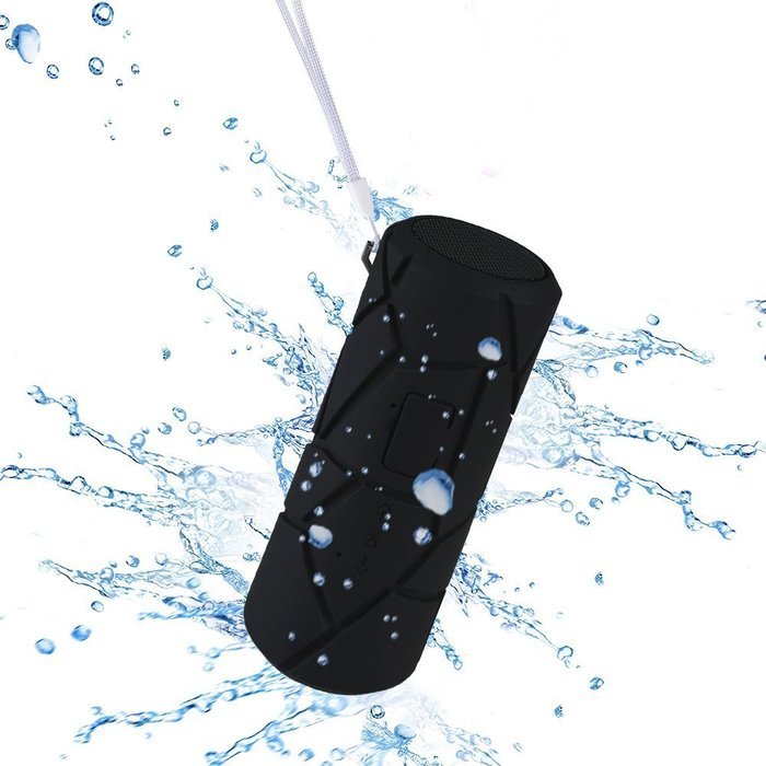 Bluetooth Speaker, FiBiSonic HG00595 Portable Outdoor Shockproof Waterproof Wireless Stereo Speaker with Build-in... N18