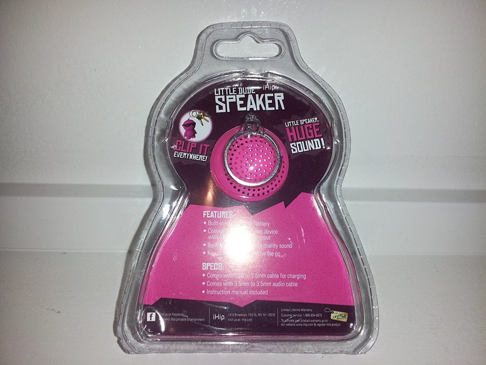 Little Dude Speaker iHip (Pink) N2