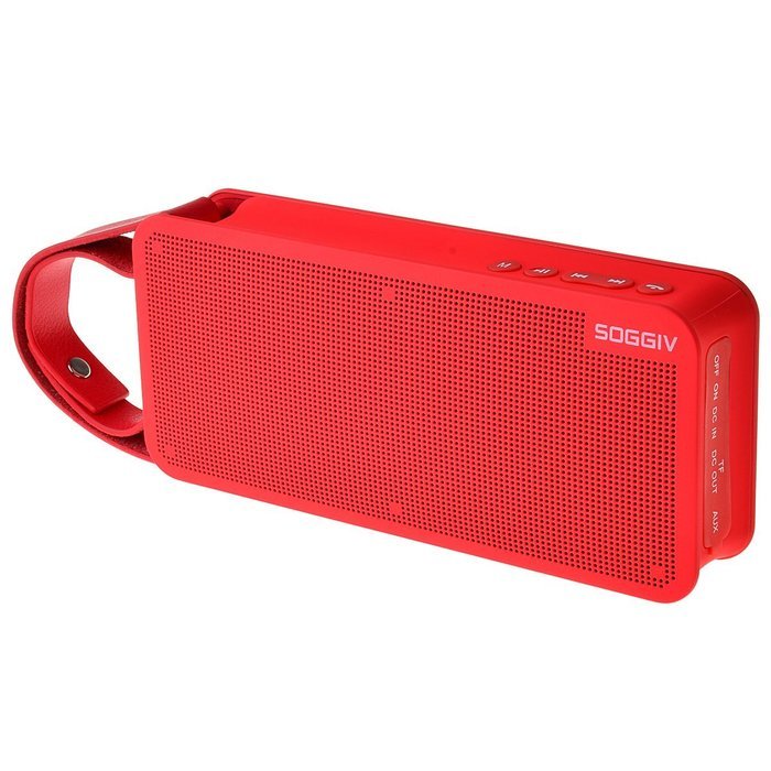 Bluetooth Speakers, Soggiv Outdoor Wireless Portable Speaker with Built-in Mic & Smartphone Charging, 10W Output...