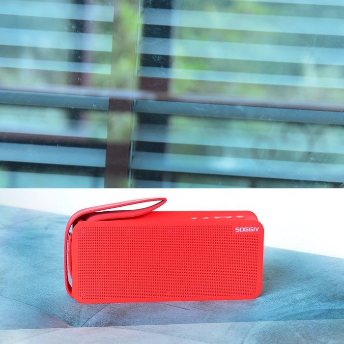 Bluetooth Speakers, Soggiv Outdoor Wireless Portable Speaker with Built-in Mic & Smartphone Charging, 10W Output... N6