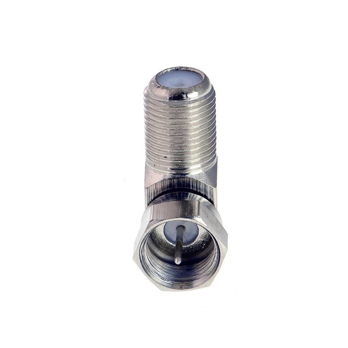 Mediabridge F-Type Right Angle Adapter - 90&deg; Female to Male Connector - 5 Pack - (Part# CONN-F81-RA-5PKX ) N8