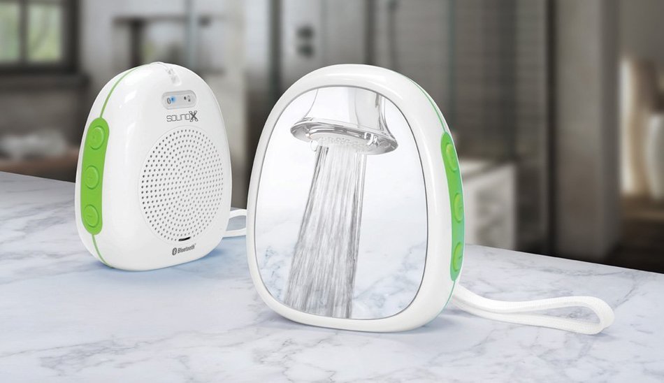 Singing Machine SMI436BT 1.5W Portable Bluetooth Audio Streaming for Smartphone, Computers and Tablets - White... N4