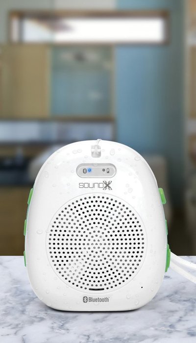 Singing Machine SMI436BT 1.5W Portable Bluetooth Audio Streaming for Smartphone, Computers and Tablets - White... N6