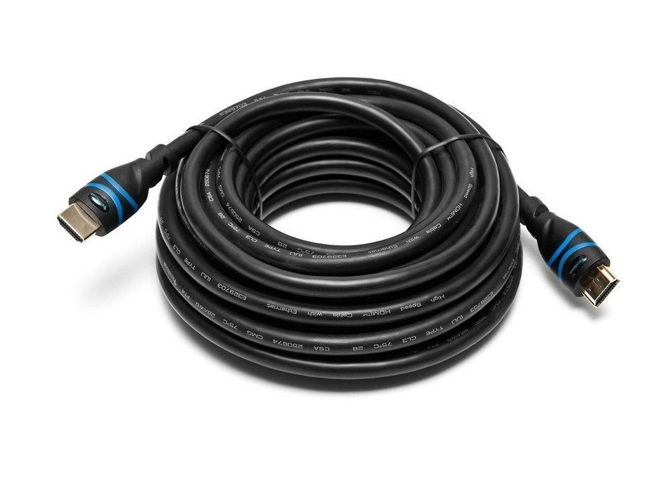 BlueRigger High Speed HDMI Cable - 50 Feet - CL3 Rated for In-wall Installation - Supports 4K, 3D and Audio Return... N4